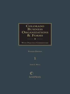cover image of Colorado Business Organizations & Forms